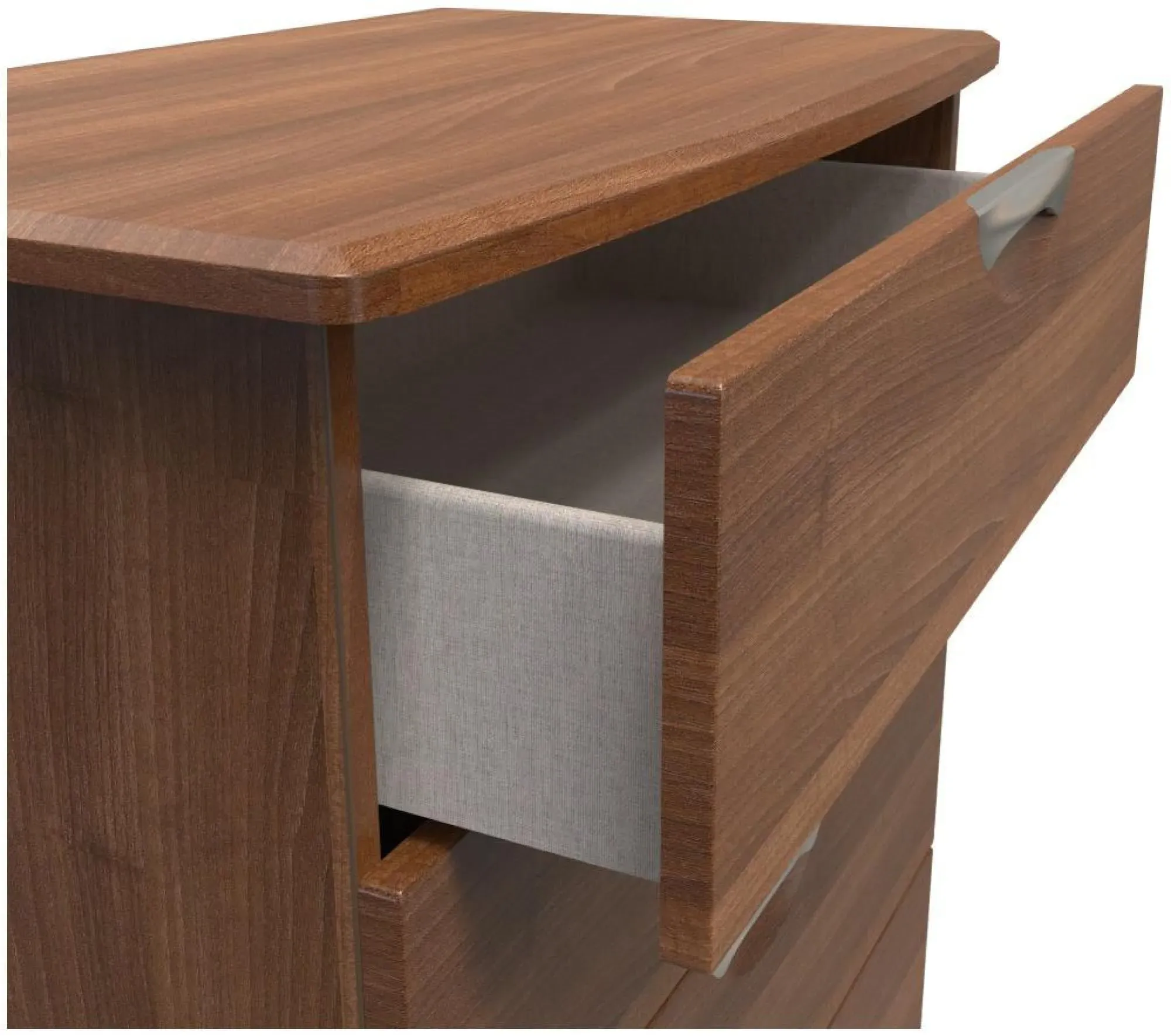 Flora 4 Drawer Chest - Walnut