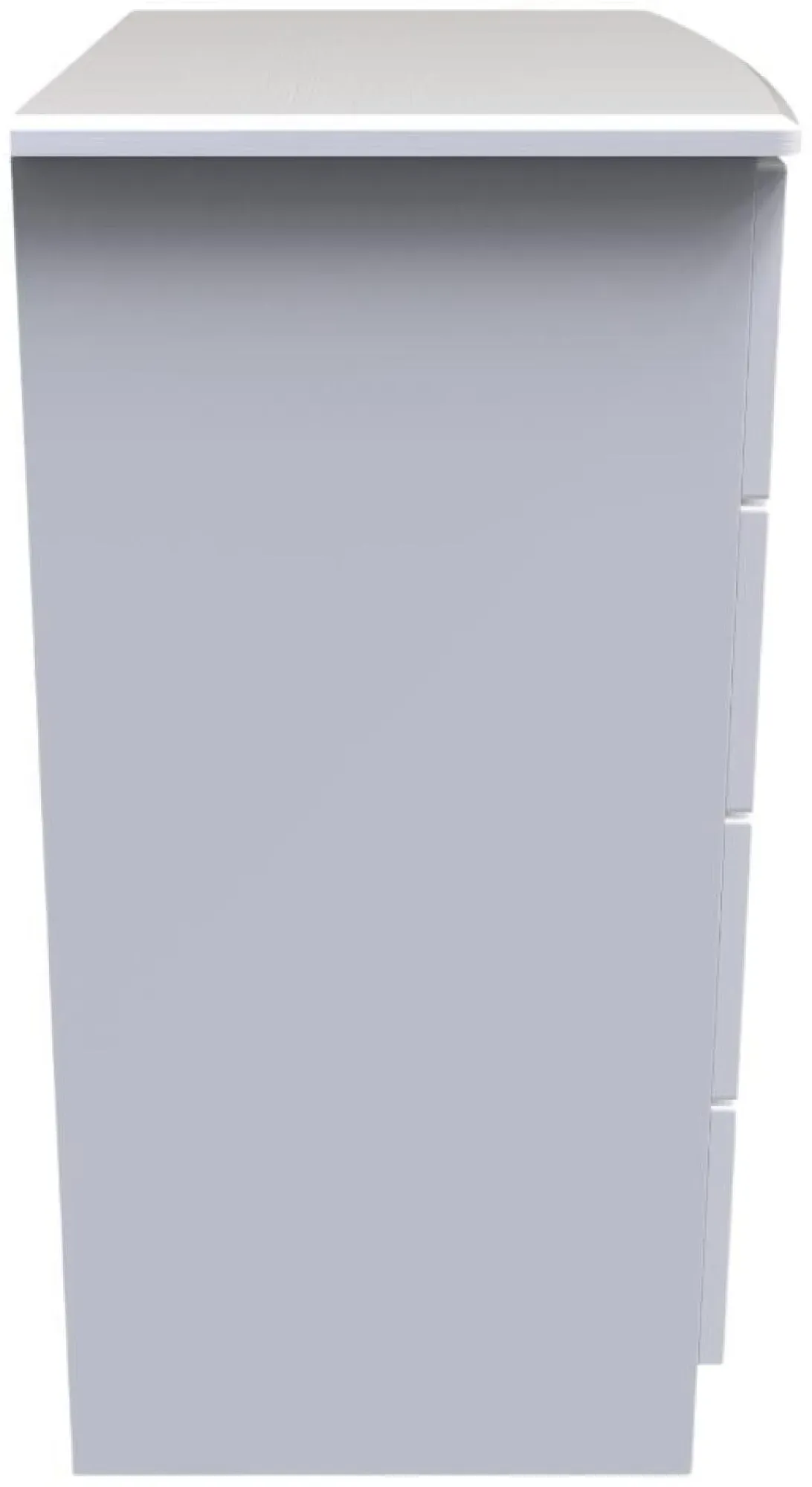 Flora 4 Drawer Chest - White