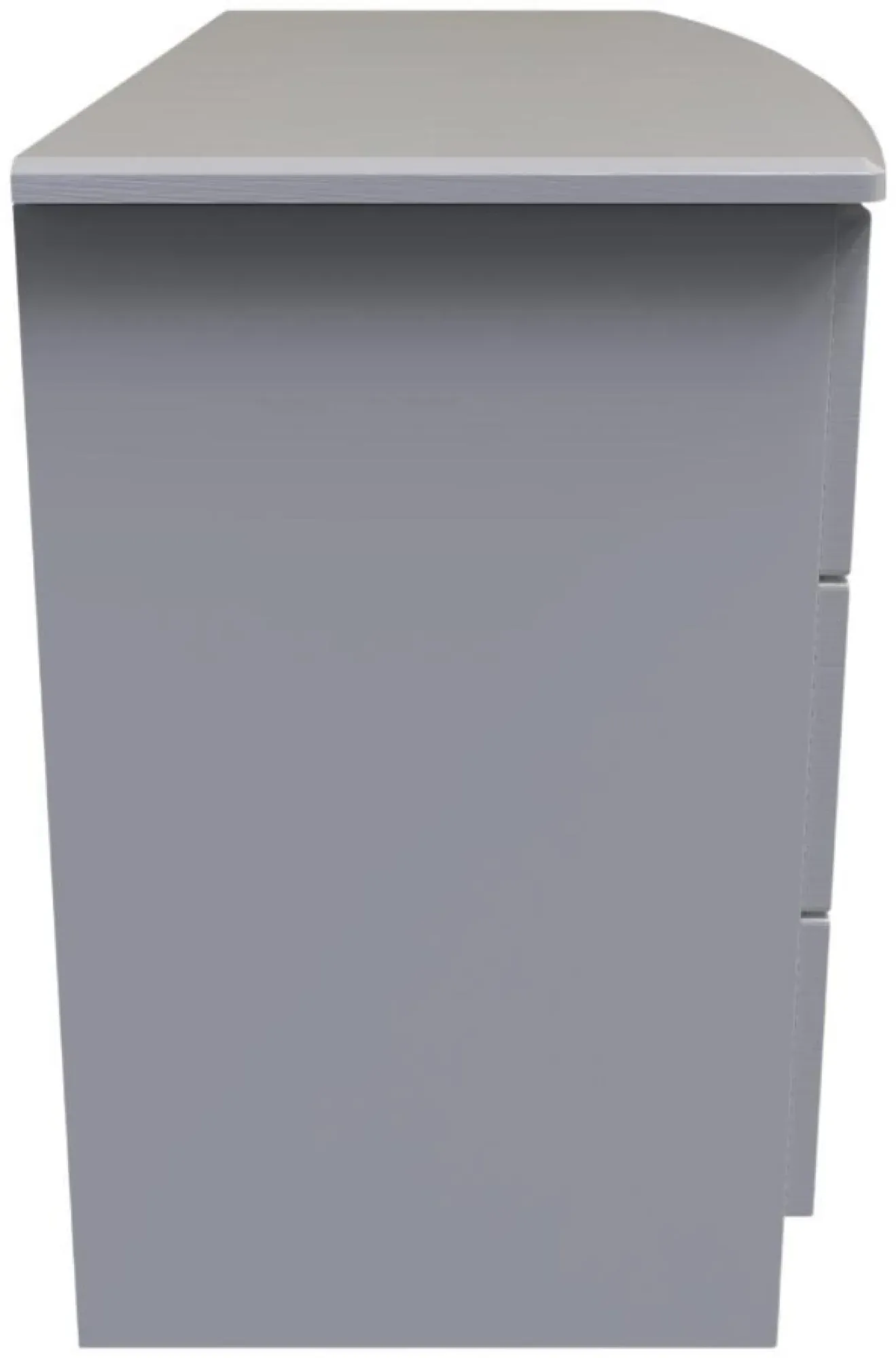 Flora 6 Drawer Midi Dresser - Grey Ash