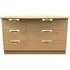 Flora 6 Drawer Midi Dresser - Oak