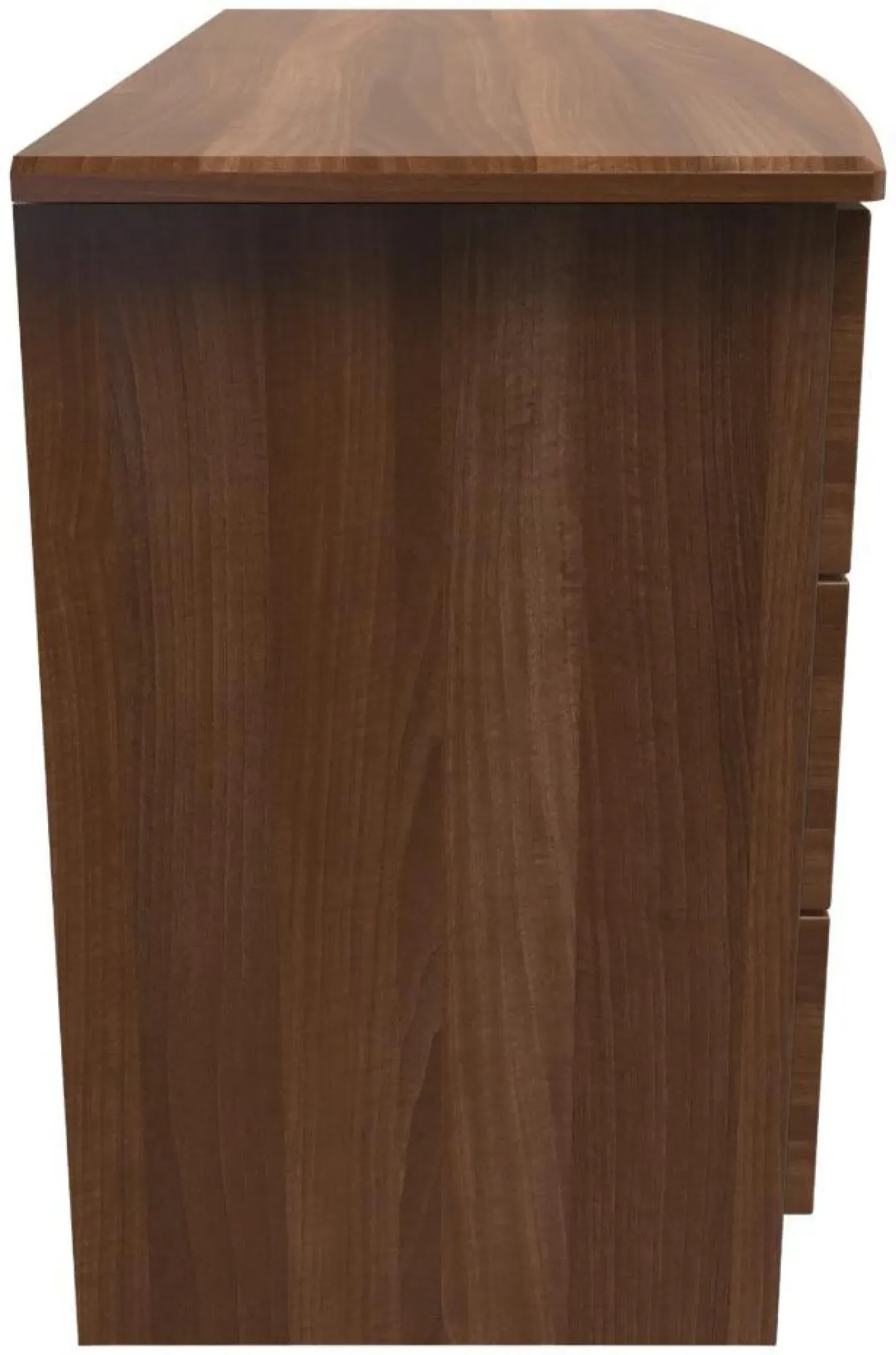 Flora 6 Drawer Midi Dresser - Walnut
