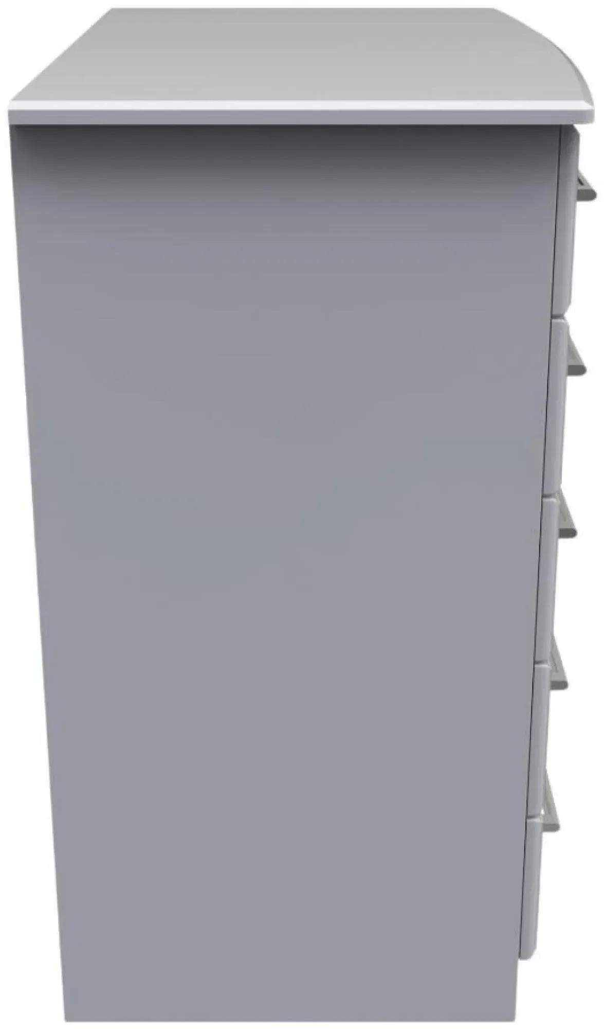 Gina 1 Door Midi Wardrobe - Grey