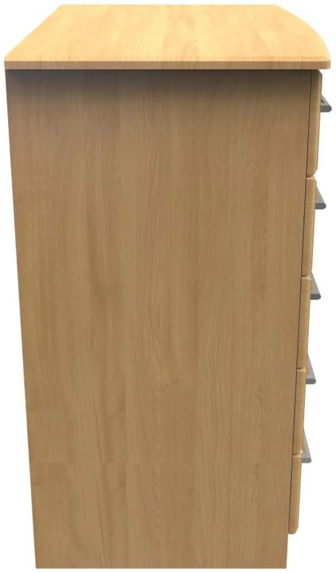 Gina 1 Door Midi Wardrobe - Oak