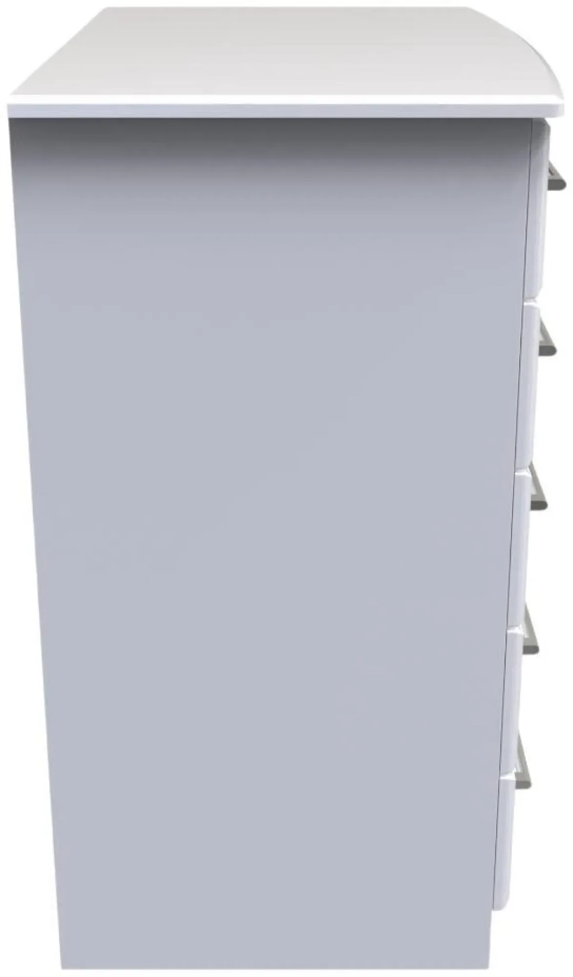 Gina 1 Door Midi Wardrobe - White