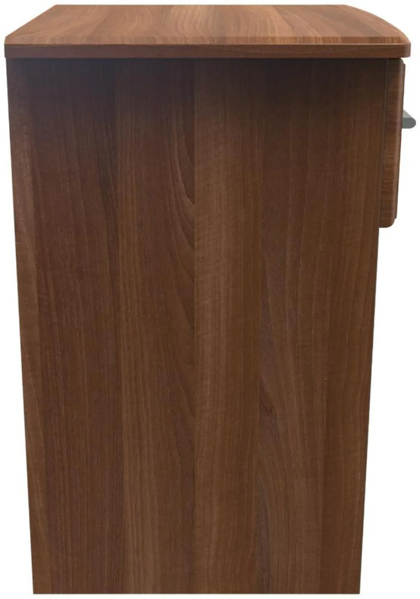 Gina 1 Drawer Bedside Cabinet - Walnut