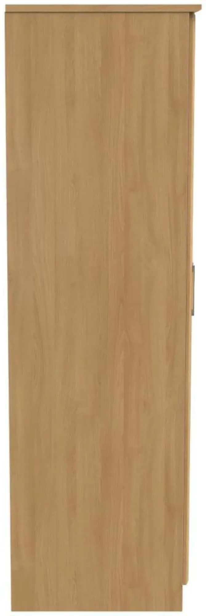 Gina 2 Door Tall Wardrobe - Oak