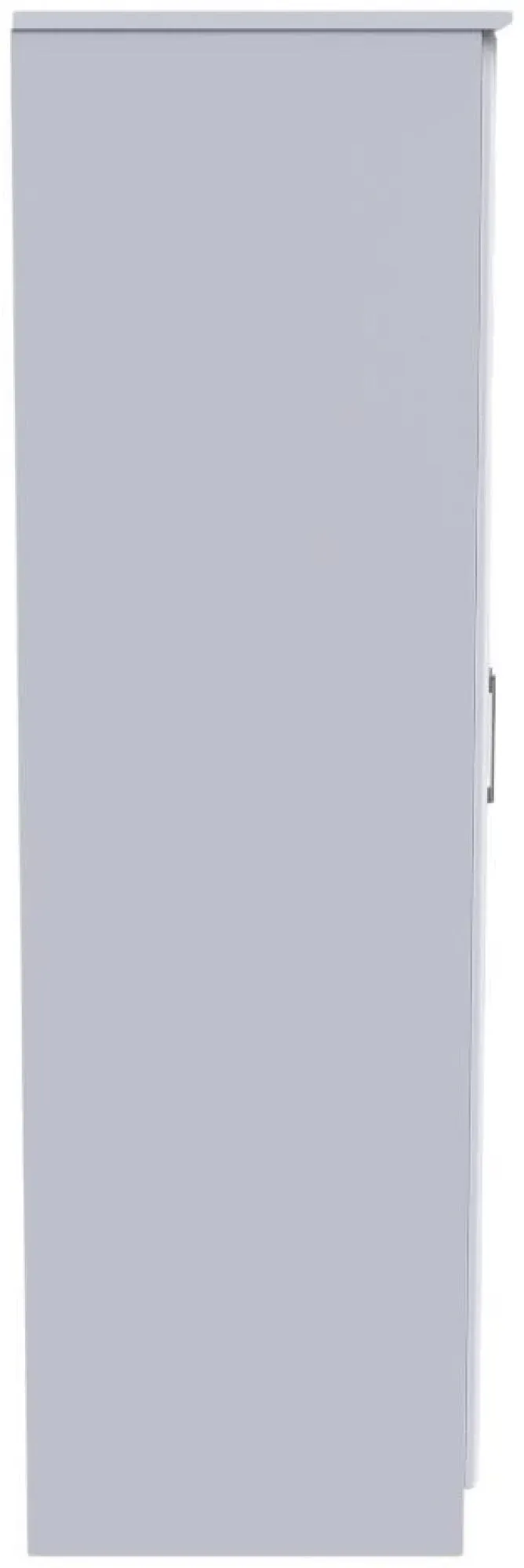 Gina 2 Door Tall Wardrobe - White