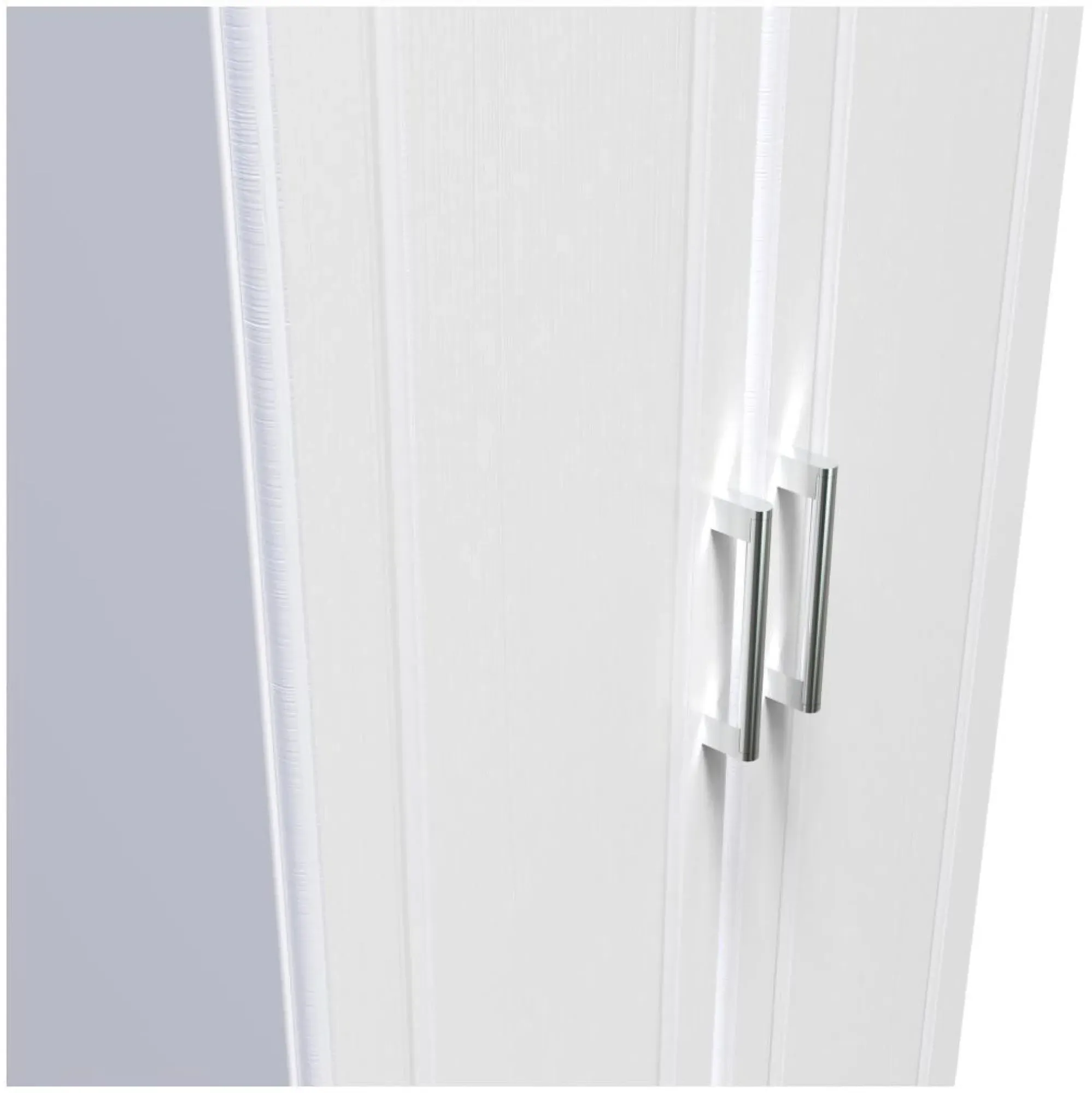 Gina 2 Door Tall Wardrobe - White