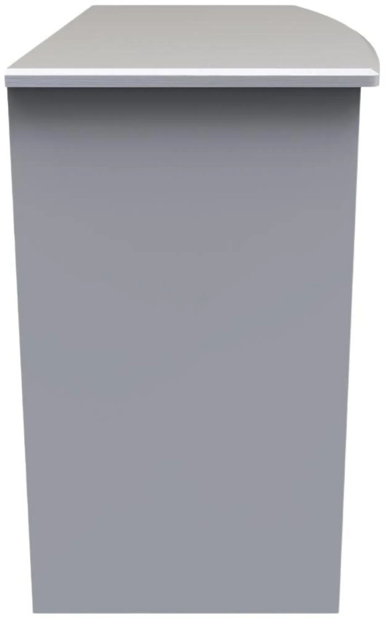Gina 3 Drawer Desk - Grey
