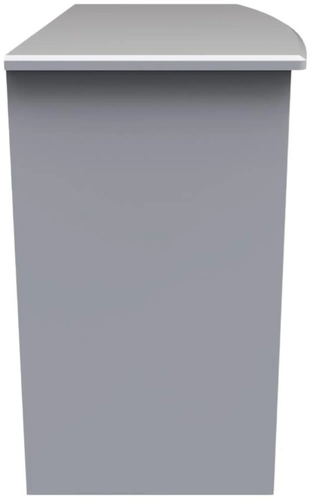 Gina 3 Drawer Desk - Grey