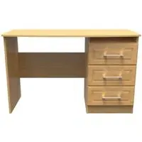 Gina 3 Drawer Desk - Oak