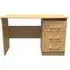 Gina 3 Drawer Desk - Oak