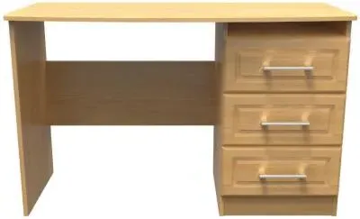 Gina 3 Drawer Desk - Oak