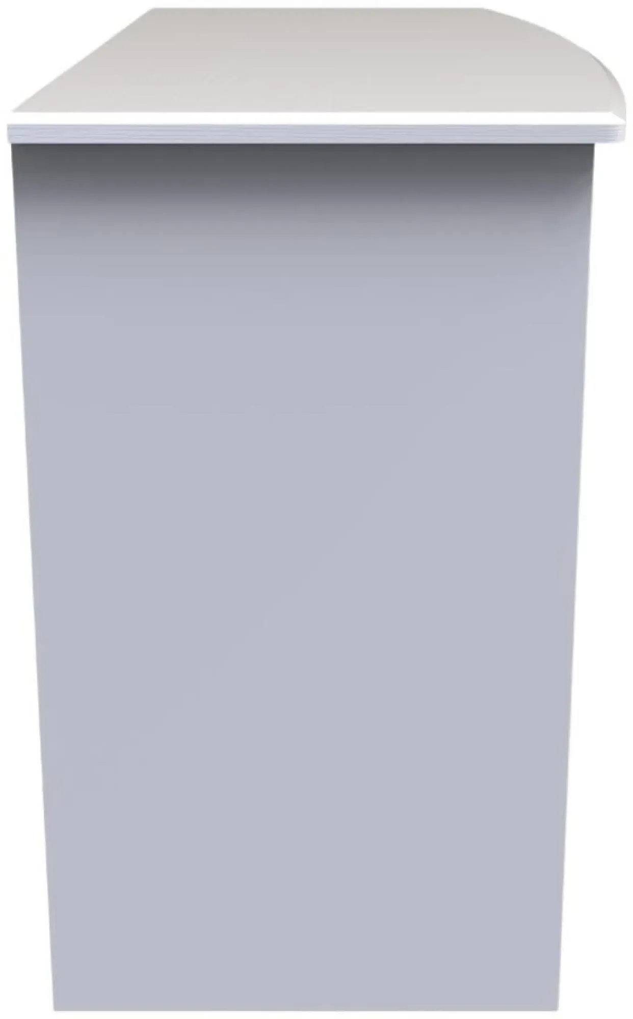 Gina 3 Drawer Desk - White