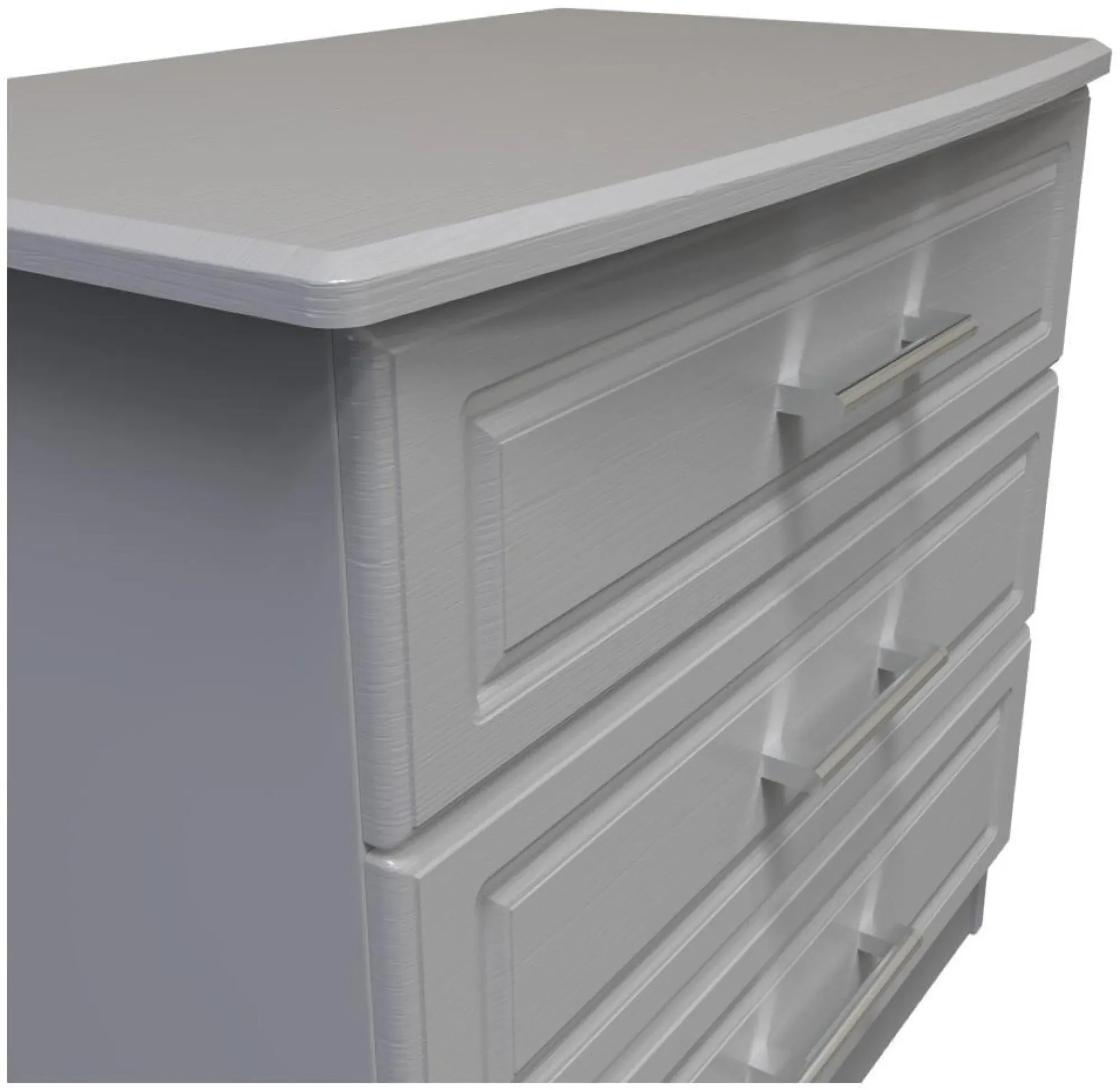 Gina 3 Drawer Small Chest - Grey Ash