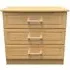 Gina 3 Drawer Small Chest - Oak