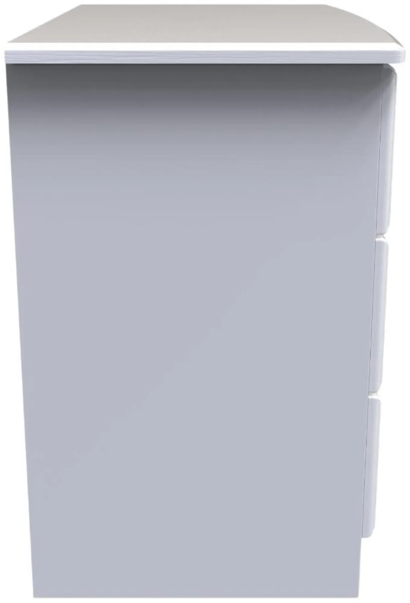 Gina 3 Drawer Small Chest - White