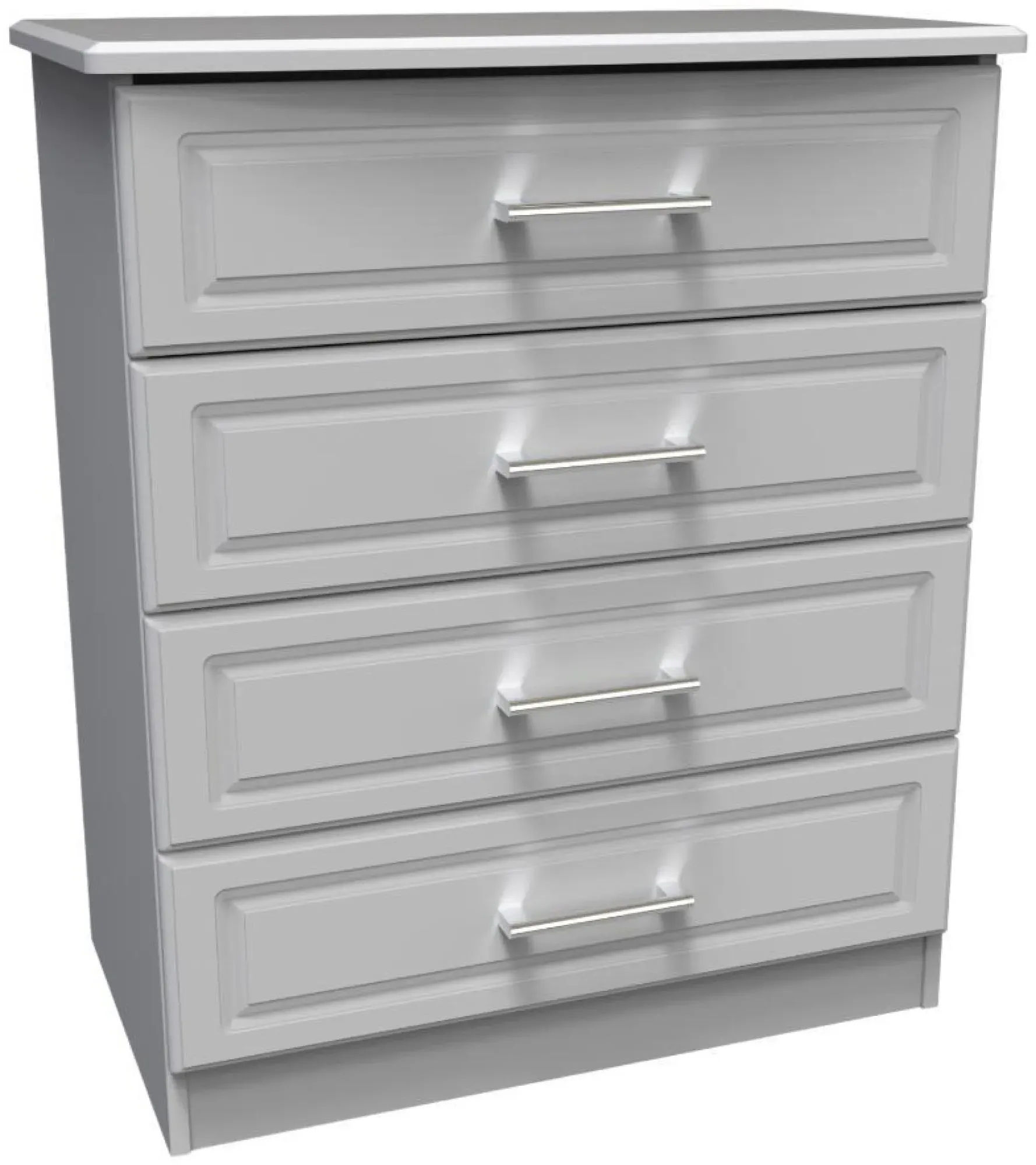 Gina 4 Drawer Chest - Grey