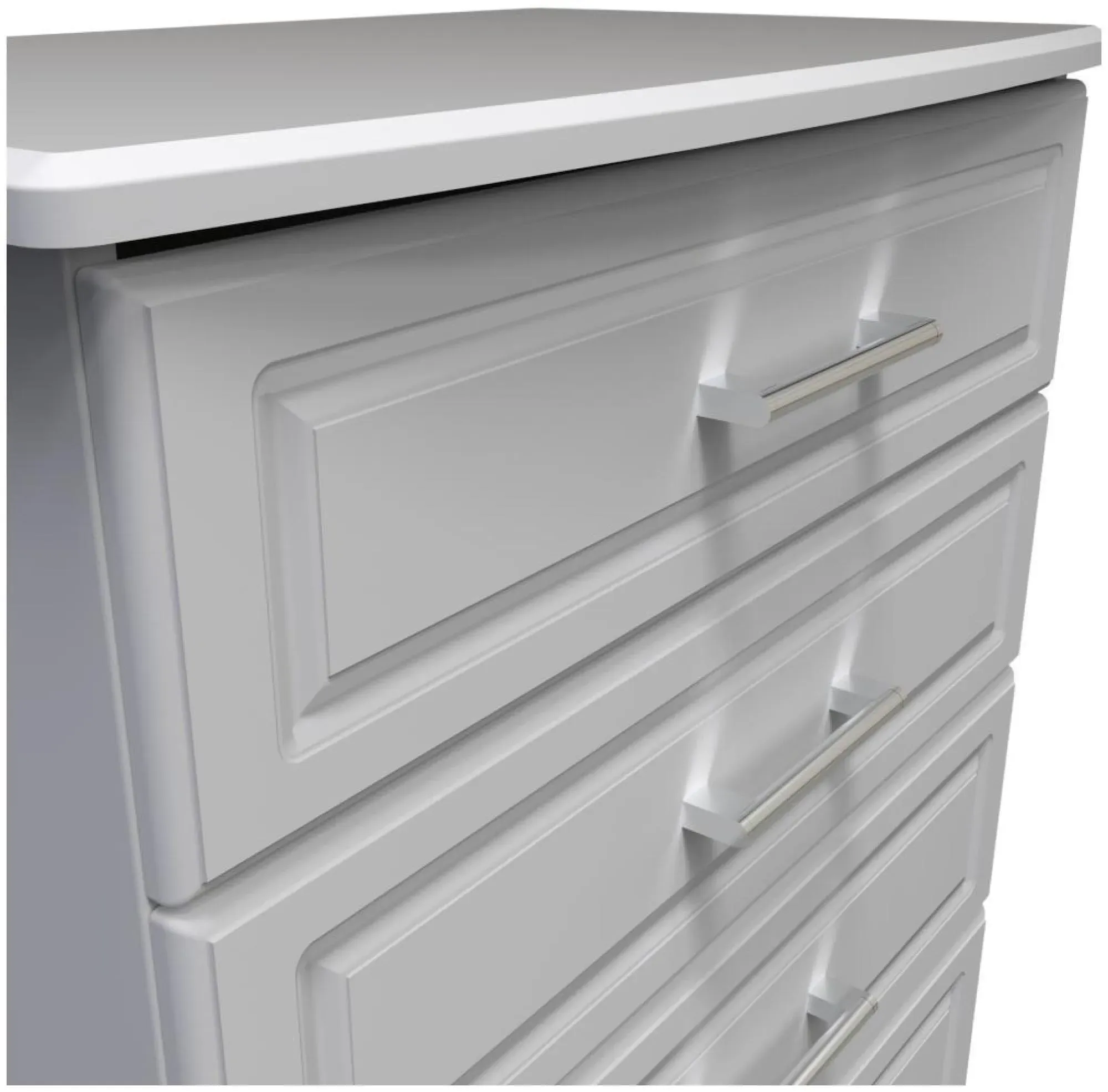 Gina 4 Drawer Chest - Grey