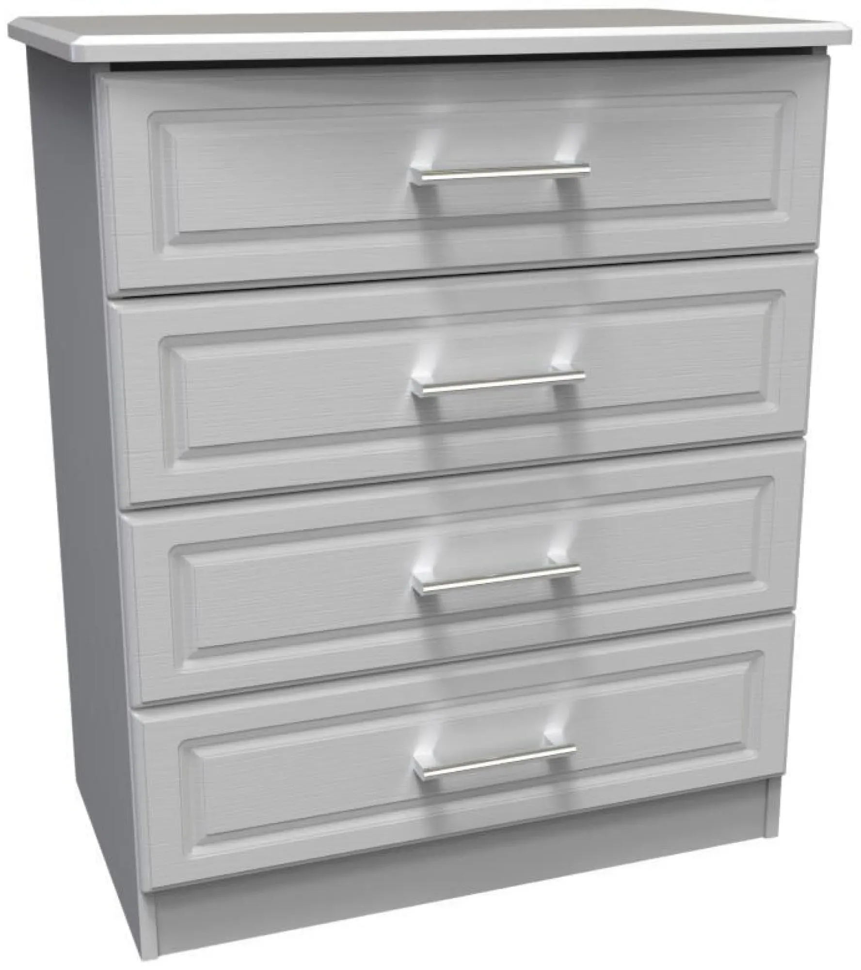 Gina 4 Drawer Chest - Grey Ash
