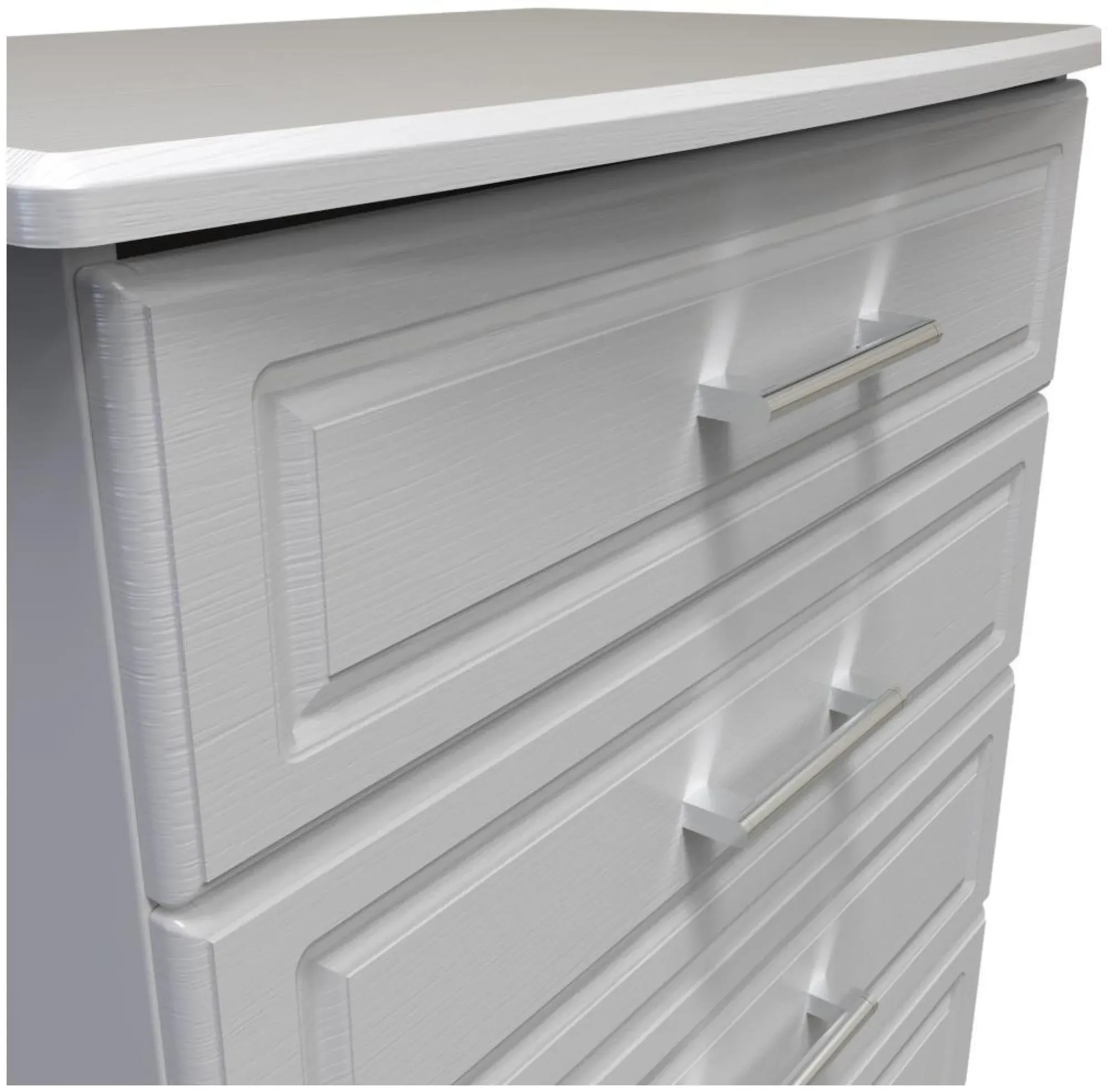 Gina 4 Drawer Chest - Grey Ash