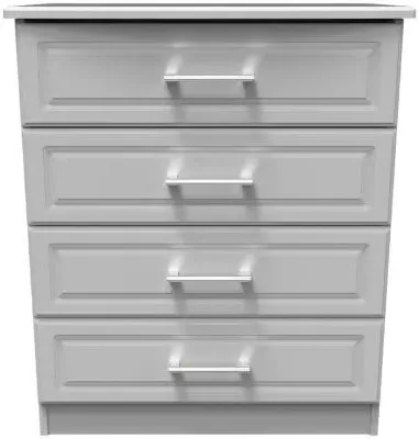 Gina 4 Drawer Chest - Grey image