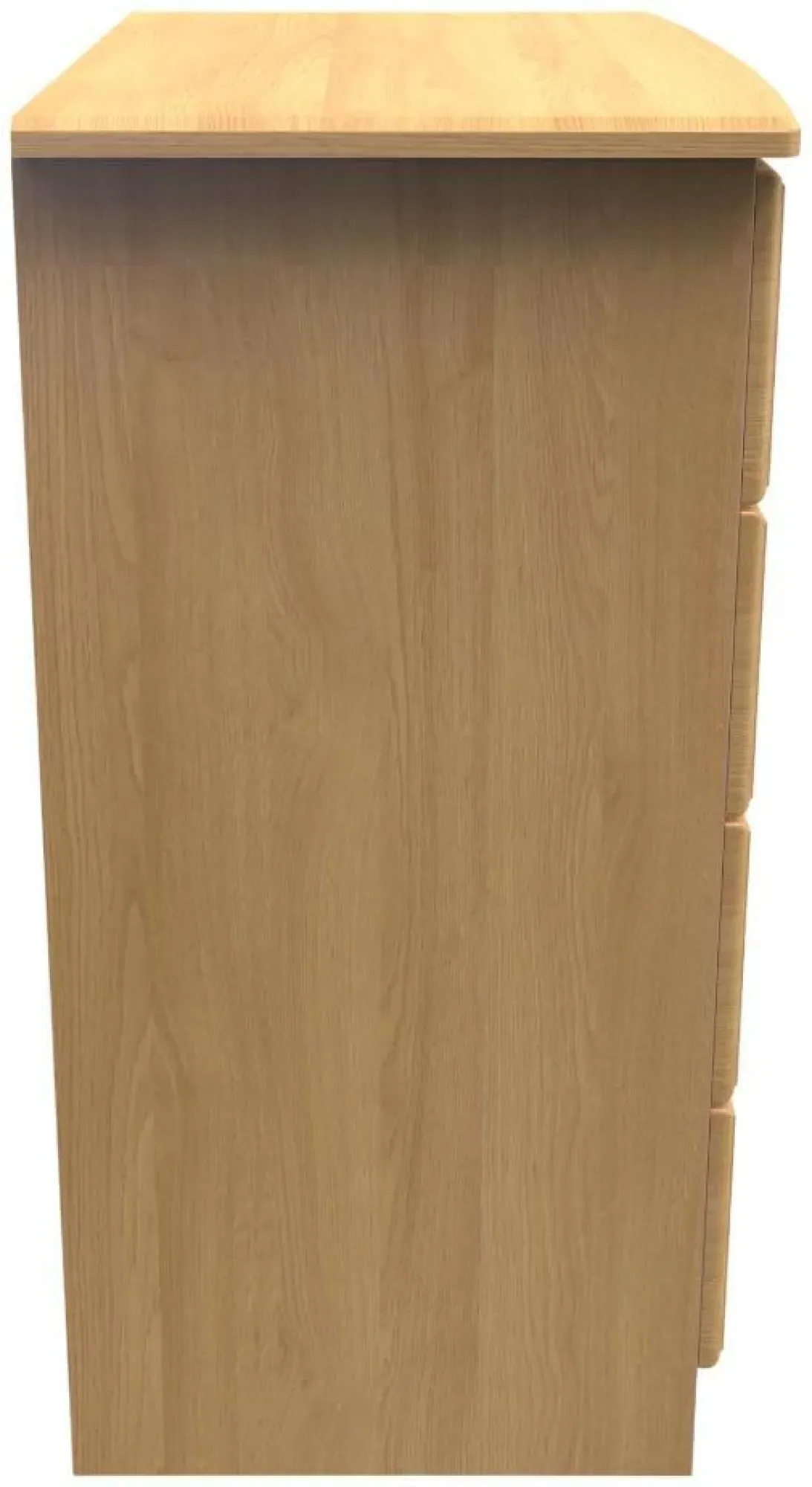 Gina 4 Drawer Chest - Oak