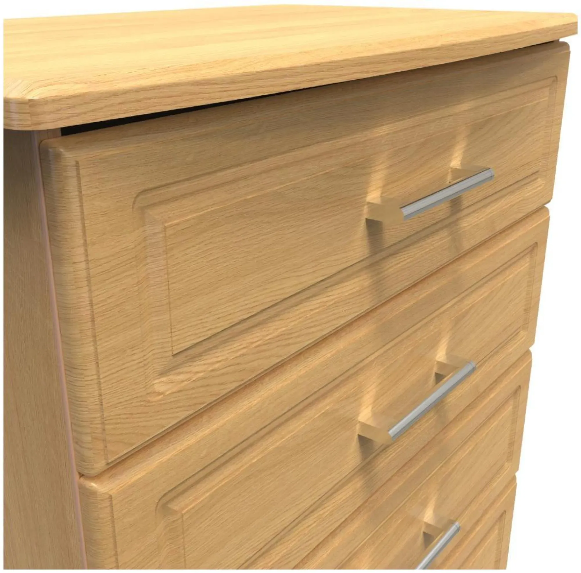 Gina 4 Drawer Chest - Oak