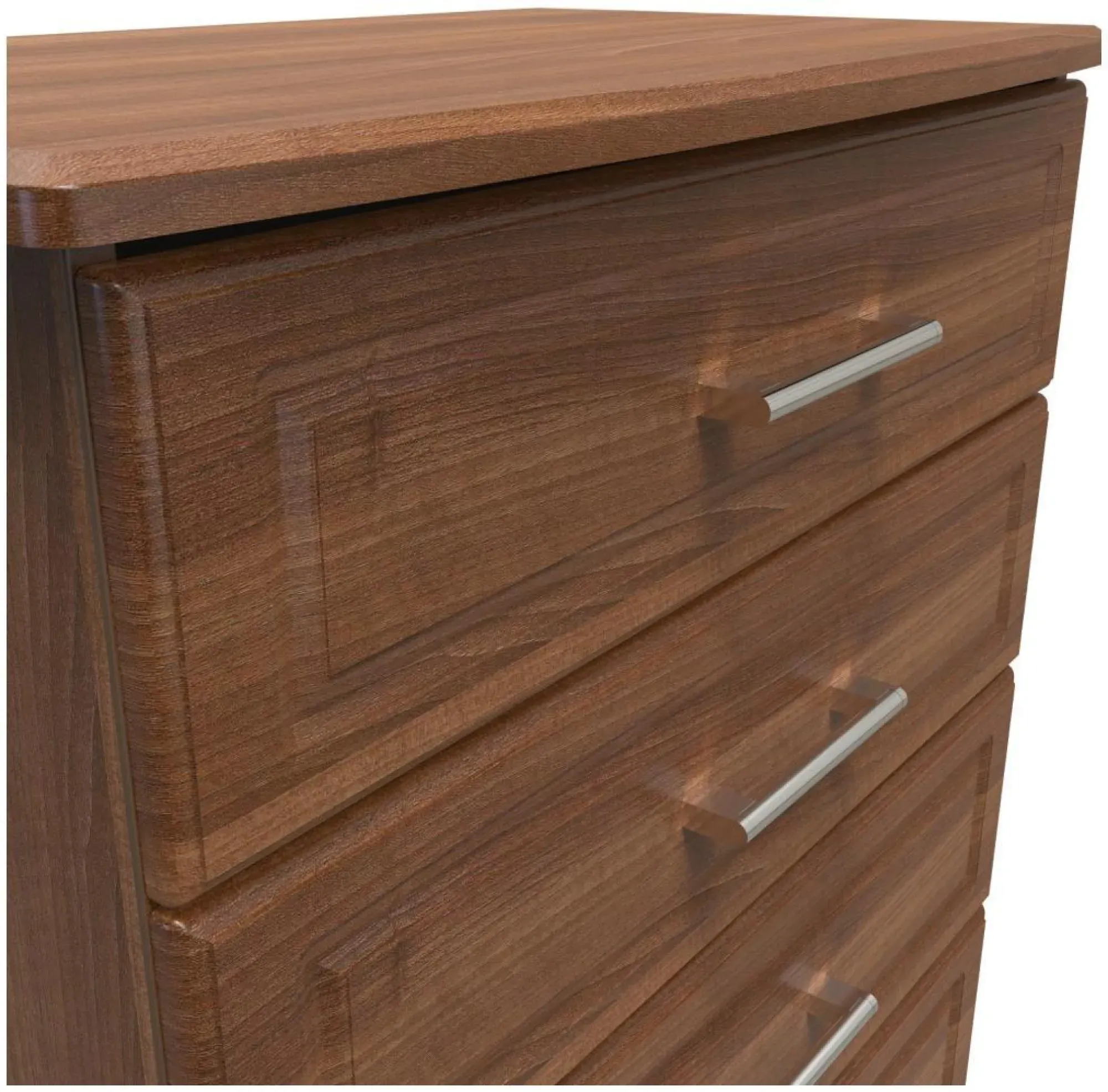 Gina 4 Drawer Chest - Walnut