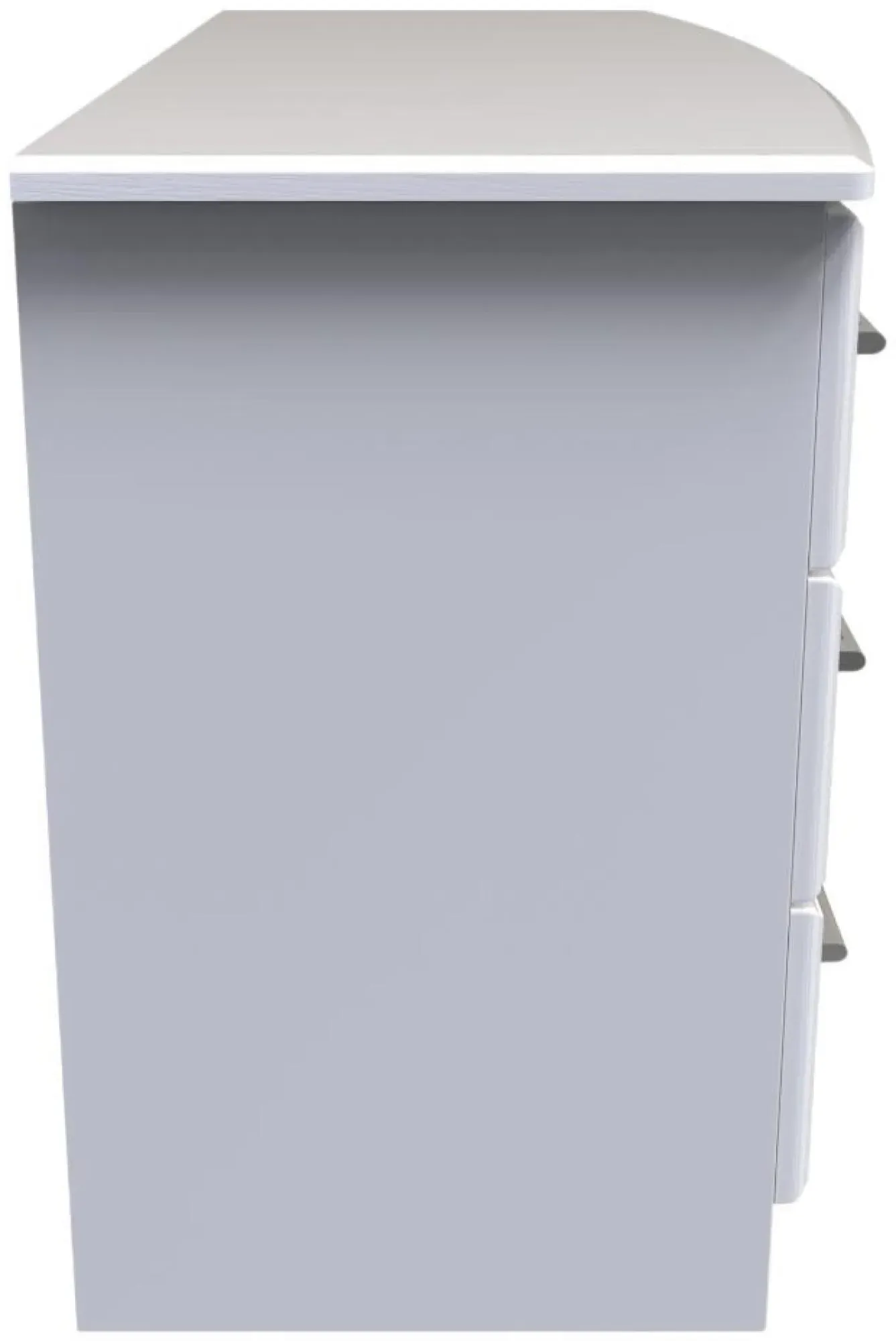 Gina 6 Drawer Midi Dresser - White