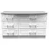 Gina 6 Drawer Midi Dresser - White