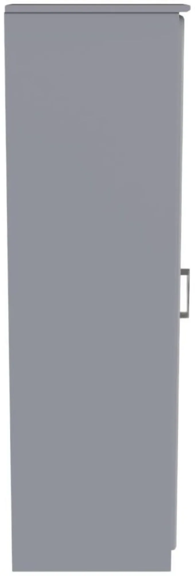 Gina Single Door Wardrobe - Grey