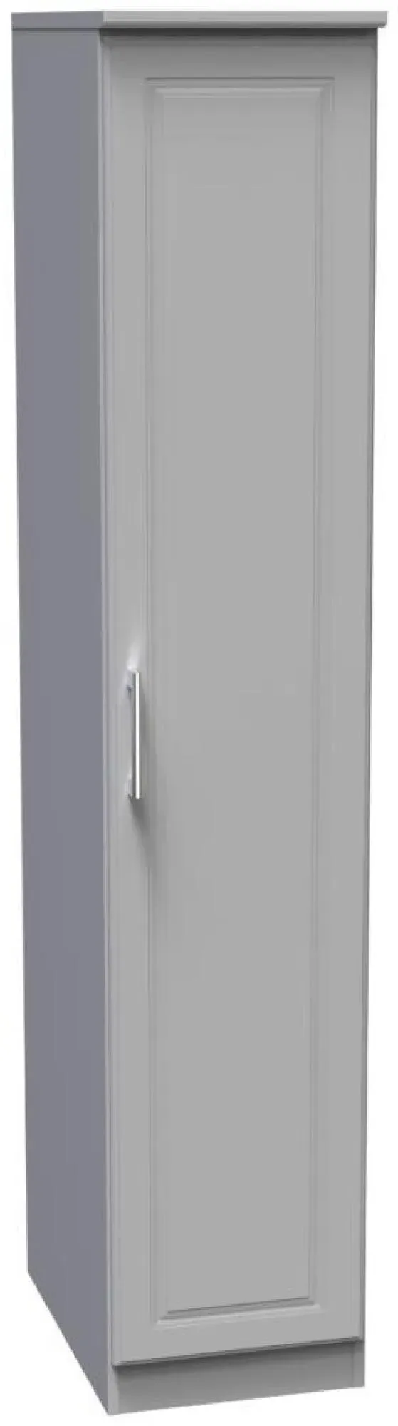 Gina Single Door Wardrobe - Grey
