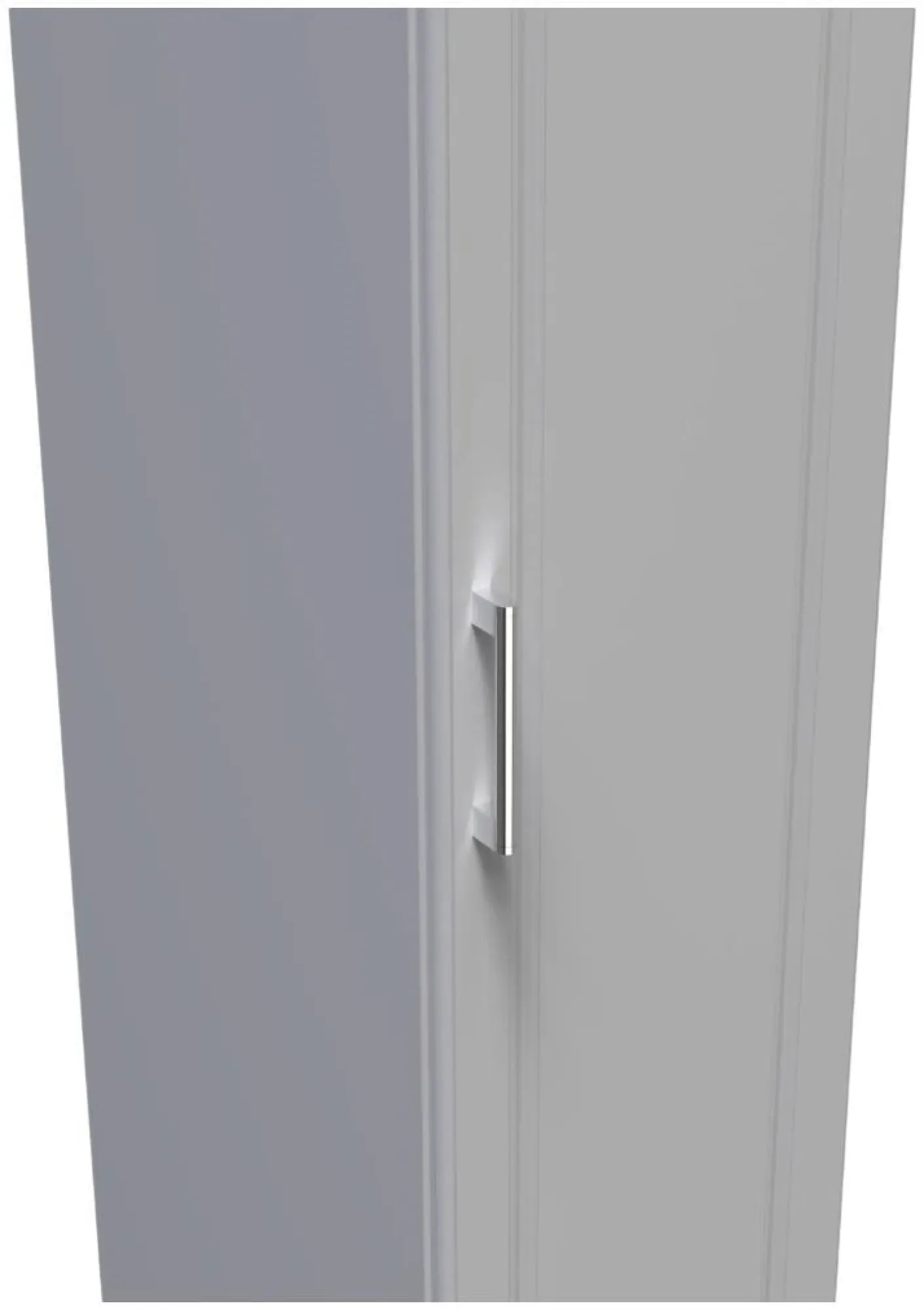 Gina Single Door Wardrobe - Grey