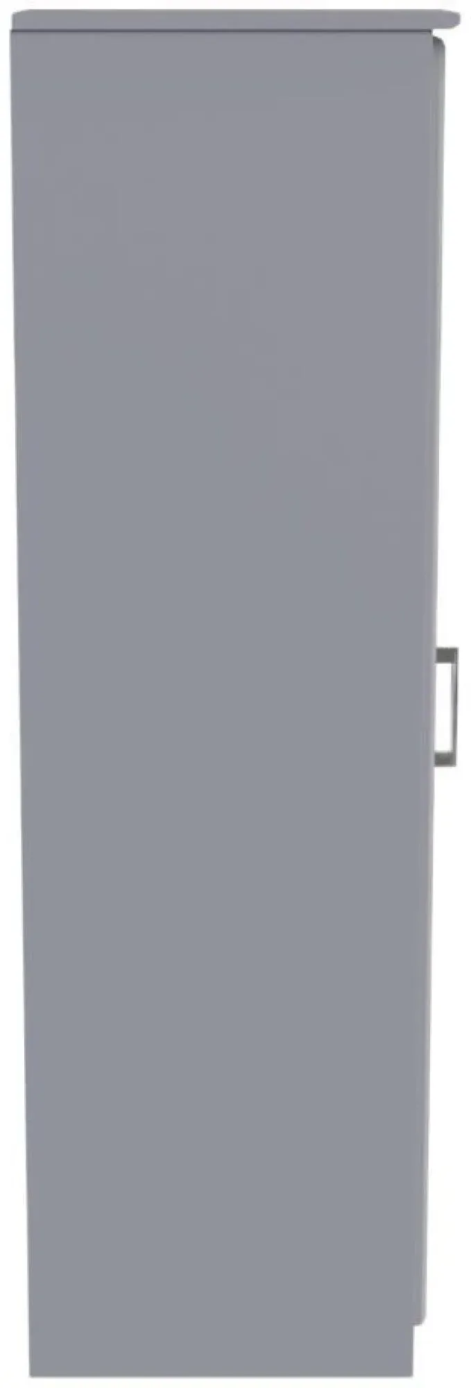 Gina Single Door Wardrobe - Grey Ash