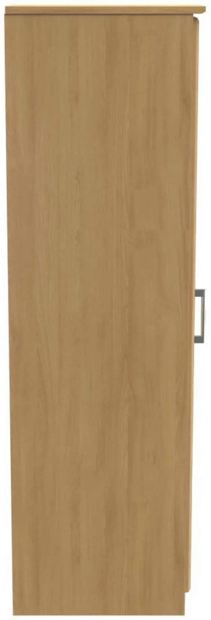 Gina Single Door Wardrobe - Oak