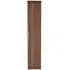 Gina Single Door Wardrobe - Walnut