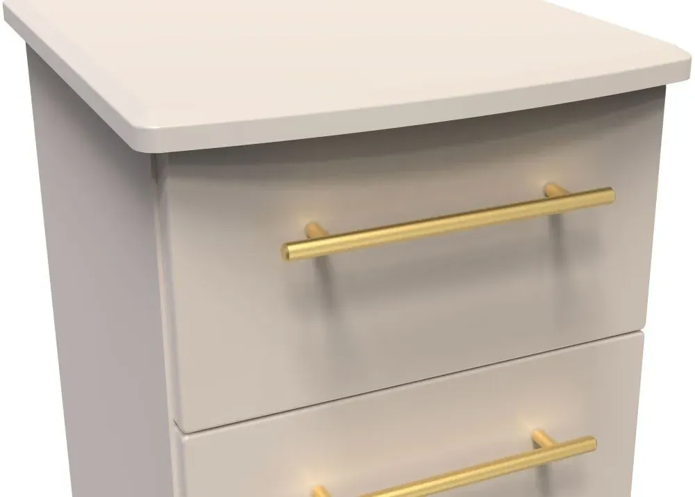 Haworth 3 Drawer Bedside Cabinet - Kashmir Matt