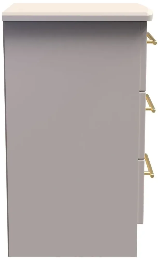 Haworth 3 Drawer Bedside Cabinet - Kashmir Matt