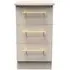 Haworth 3 Drawer Bedside Cabinet - Kashmir Matt