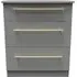 Haworth 3 Drawer Small Chest - Dusk Grey