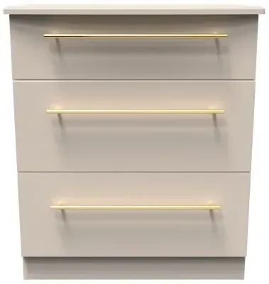 Haworth 3 Drawer Small Chest - Kashmir Matt