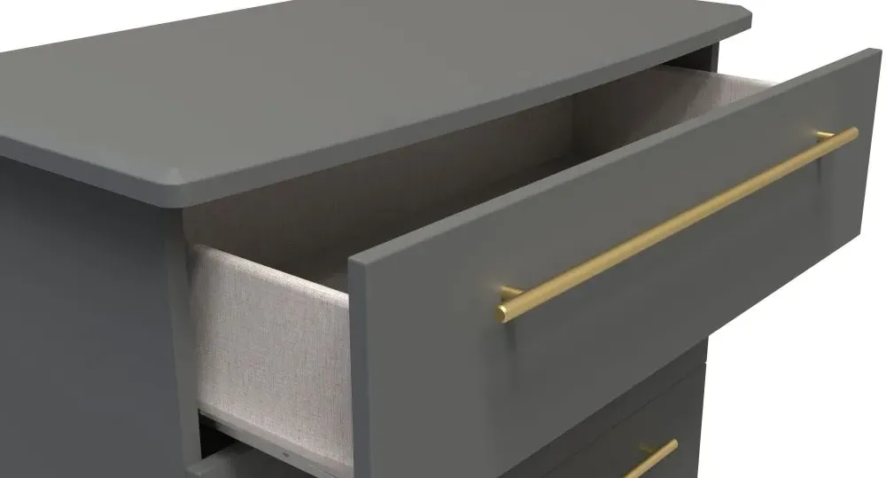 Haworth 4 Drawer Chest - Dusk Grey