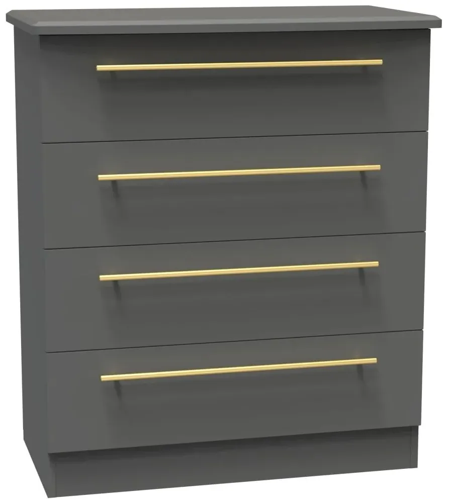 Haworth 4 Drawer Chest - Dusk Grey