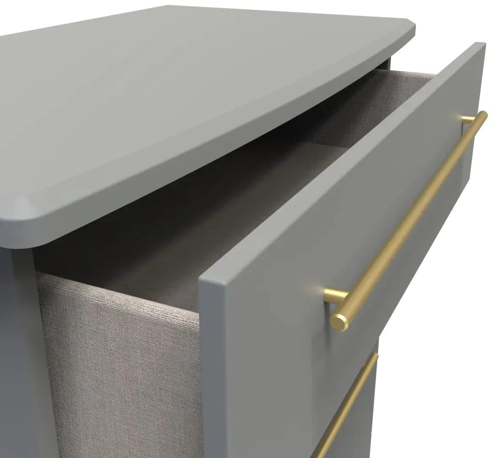 Haworth 4 Drawer Deep Chest - Dusk Grey