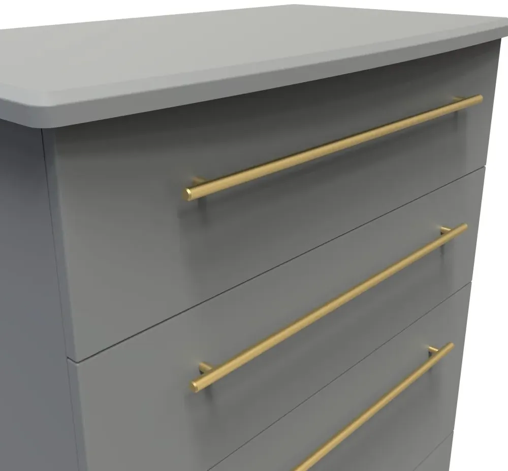 Haworth 4 Drawer Deep Chest - Dusk Grey