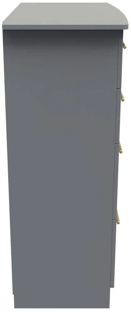 Haworth 4 Drawer Deep Chest - Dusk Grey