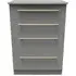 Haworth 4 Drawer Deep Chest - Dusk Grey