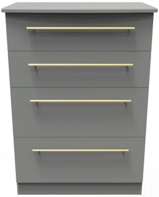 Haworth 4 Drawer Deep Chest - Dusk Grey image