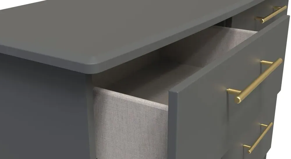 Haworth 6 Drawer Midi Chest - Dusk Grey